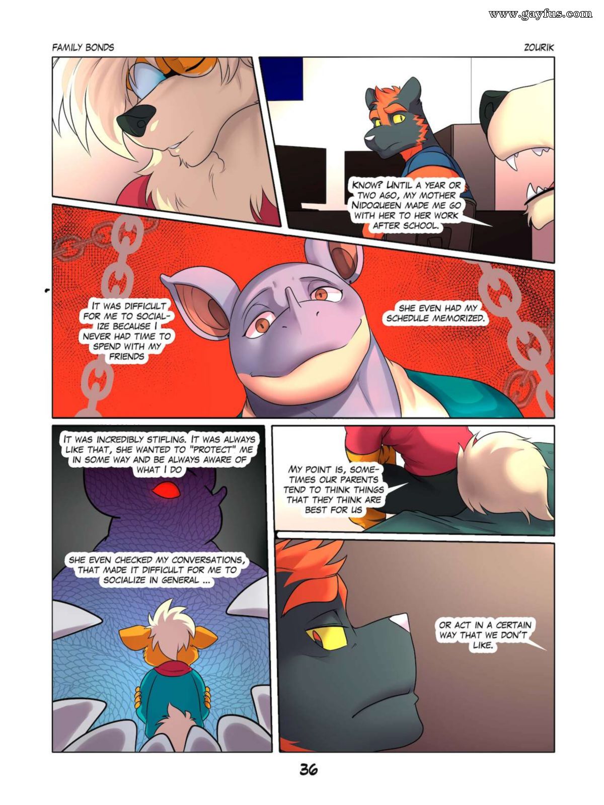 Page 45 | Zourik/Family-Bonds! | Gayfus - Gay Sex and Porn Comics