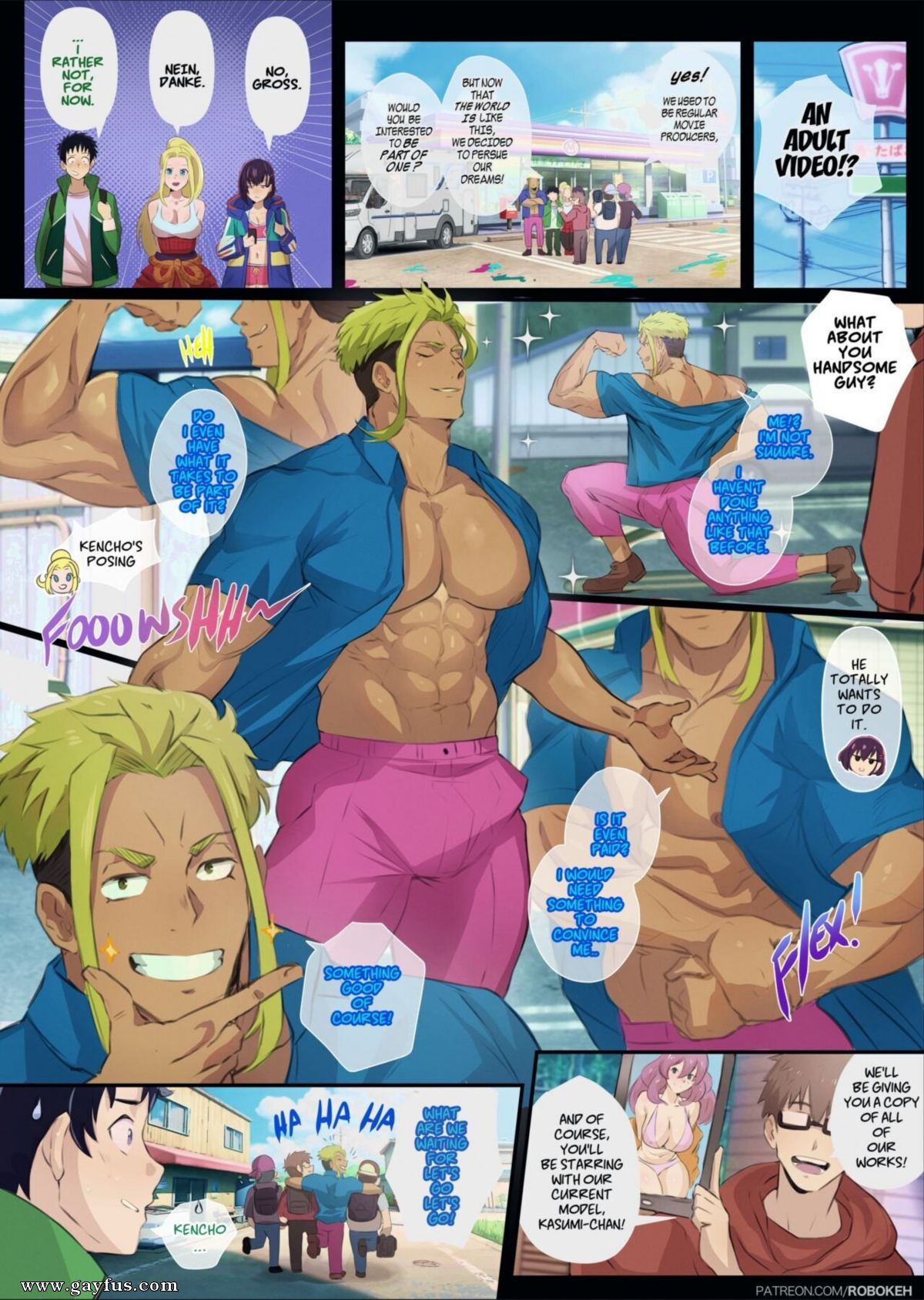 Page 1 | RobokehBecome-an-AV-Actor | Gayfus - Gay Sex and Porn Comics