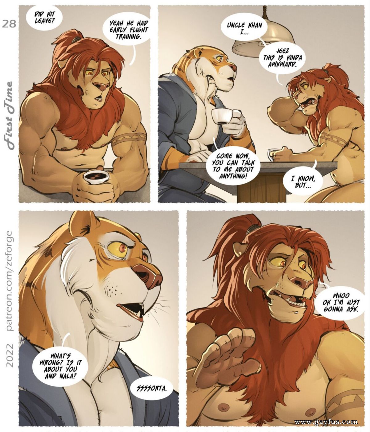 Gay lion porn comics
