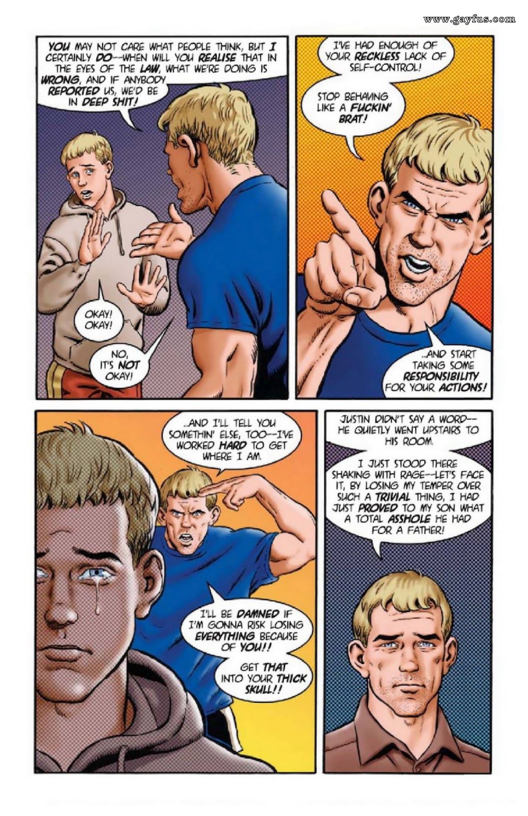 Page 4 | Josman/My-Wild-and-Raunchy-Son/Issue-2 | Gayfus - Gay Sex and Porn  Comics