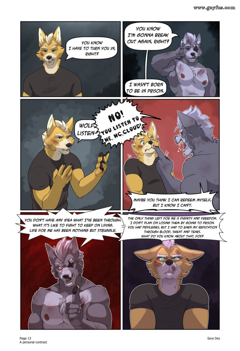 Page 14 Sora-Dez-WolFox/A-Personal-Contract Gayfus picture