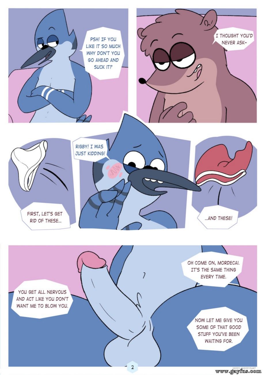 Regular Show Blowjob - Page 2 | Heddy/Quality-Bro-Time | Gayfus - Gay Sex and Porn Comics