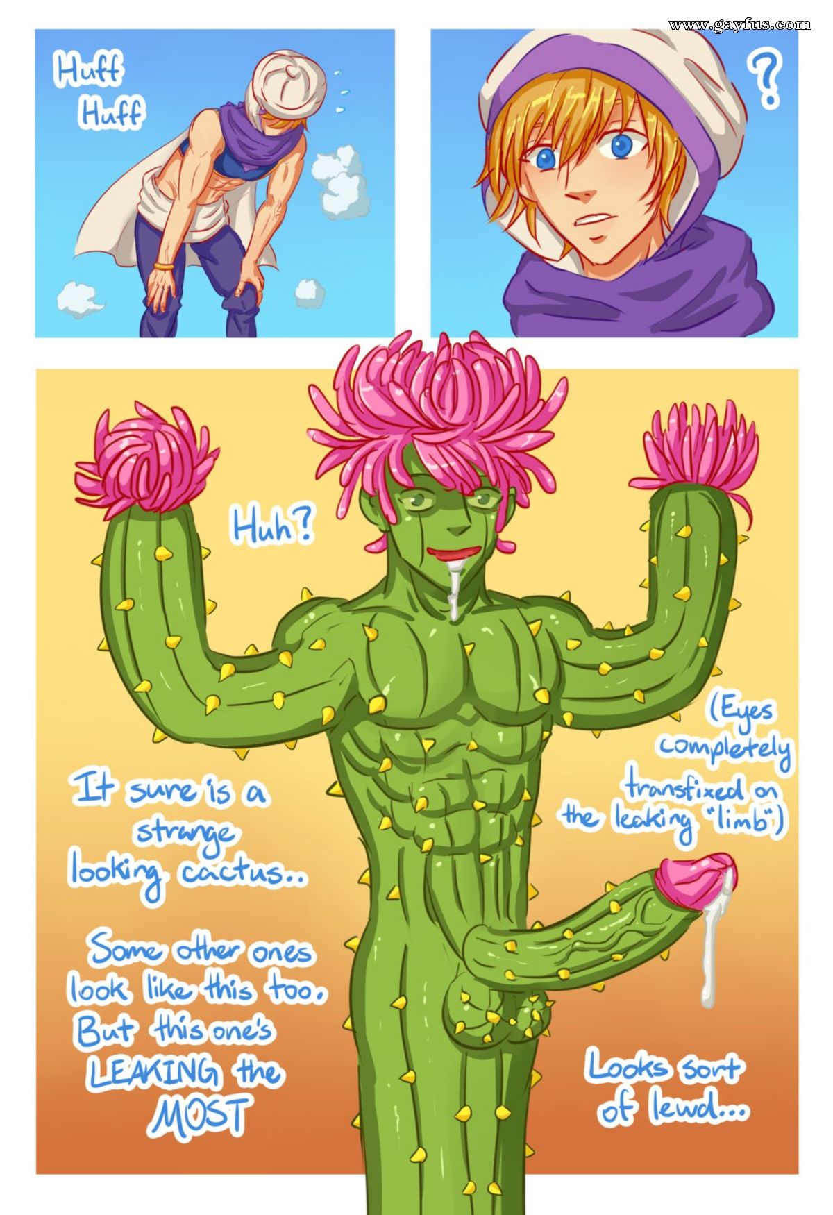 Gay plant comic porn