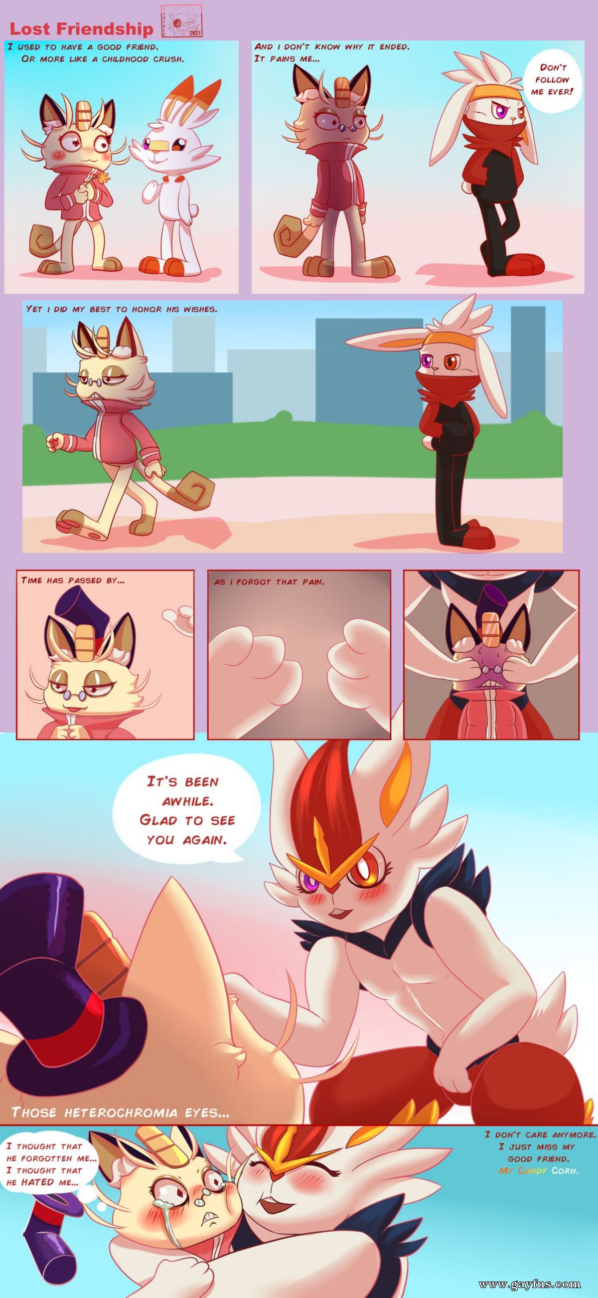 Pokemon Meowth Porn Comic - Page 1 | Asderzx/Lost-Frienship | Gayfus - Gay Sex and Porn Comics