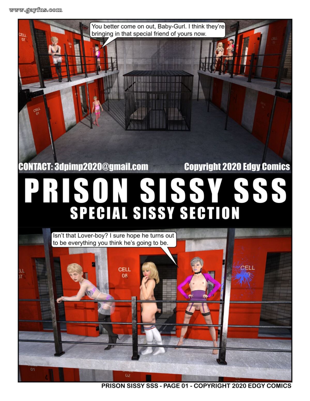 Gay Prison Porn Comics - Page 1 | Edgy/Prison-Sissy-SSS | Gayfus - Gay Sex and Porn Comics