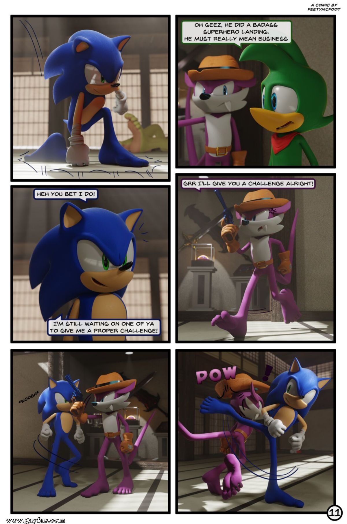 Gay Sonic Porn Comics - Page 11 | FeetyMcFoot/Sonic-VS-Team-Hooligan | Gayfus - Gay Sex and Porn  Comics