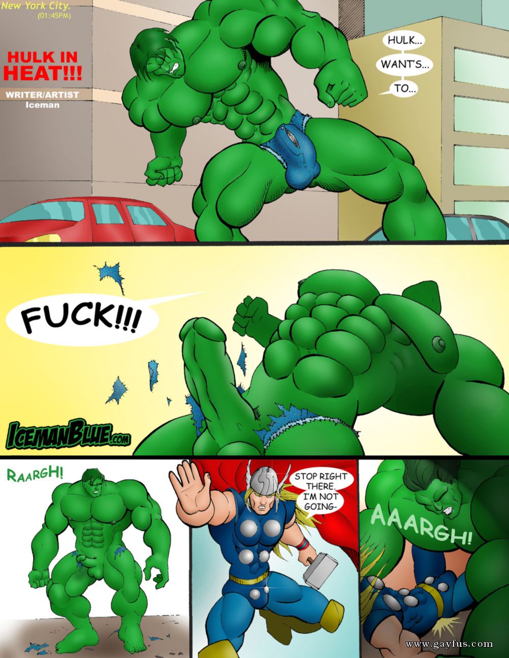Gay hulk porn