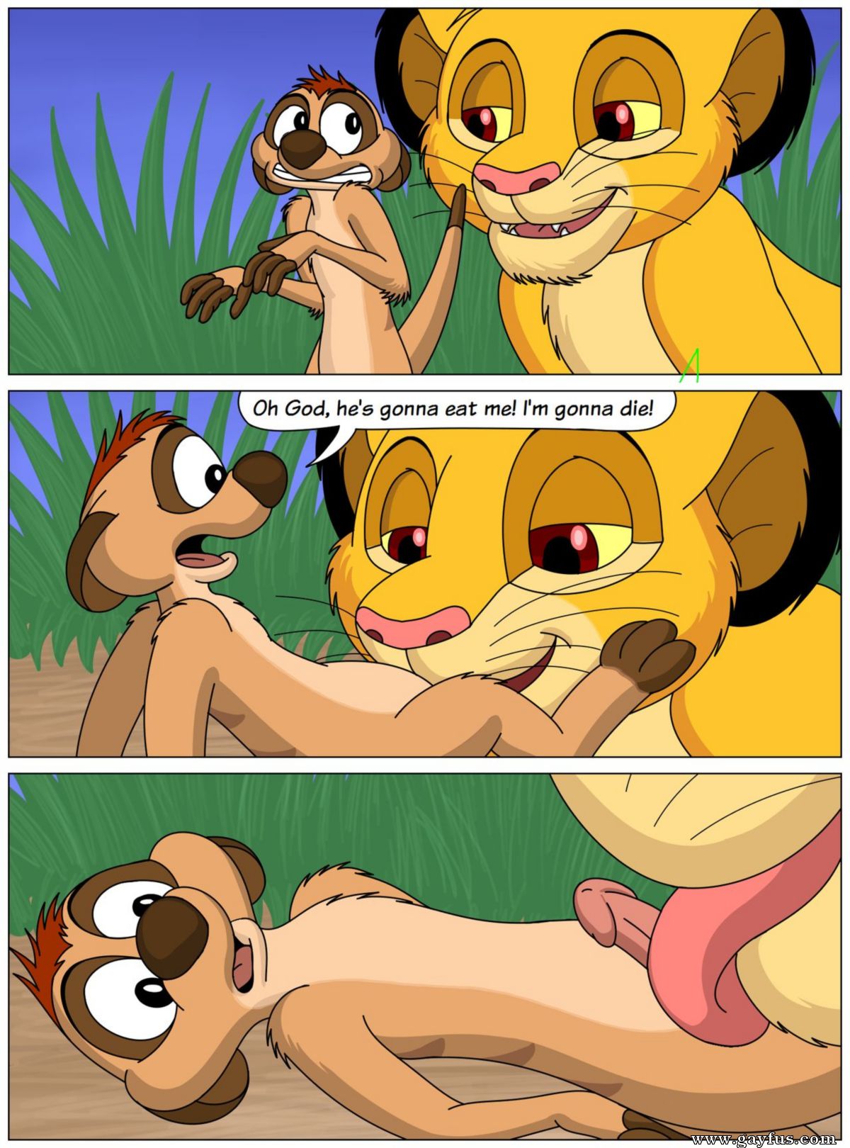 El rey leon comic porno