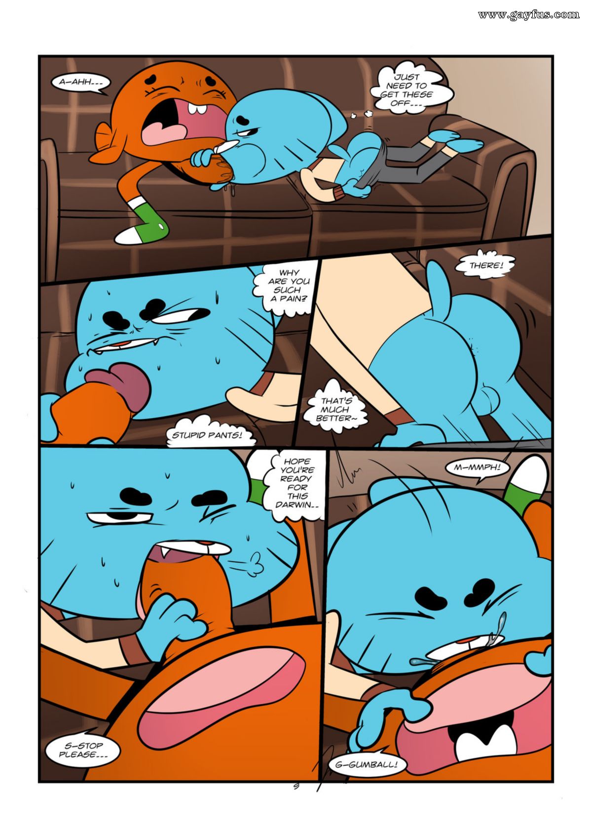 Page 9 | Jerseydevil/The-Sexy-World-Of-Gumball | Gayfus - Gay Sex and Porn  Comics