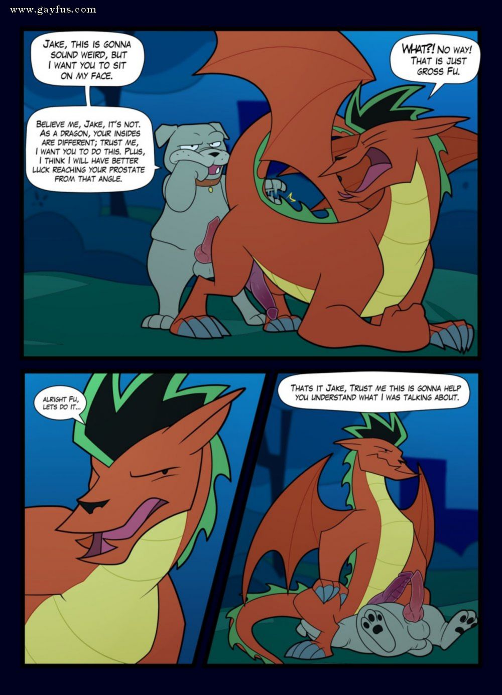 Page 7 | Blitzdrachin/Dragon-Lessons/Issue-1 | Gayfus - Gay Sex and Porn  Comics