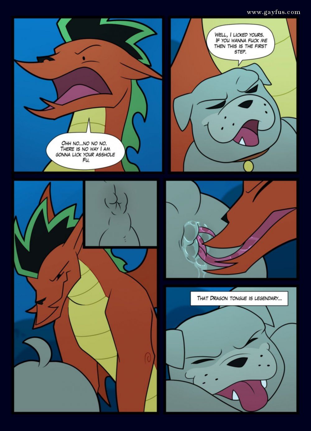Page 18 | Blitzdrachin/Dragon-Lessons/Issue-1 | Gayfus - Gay Sex and Porn  Comics