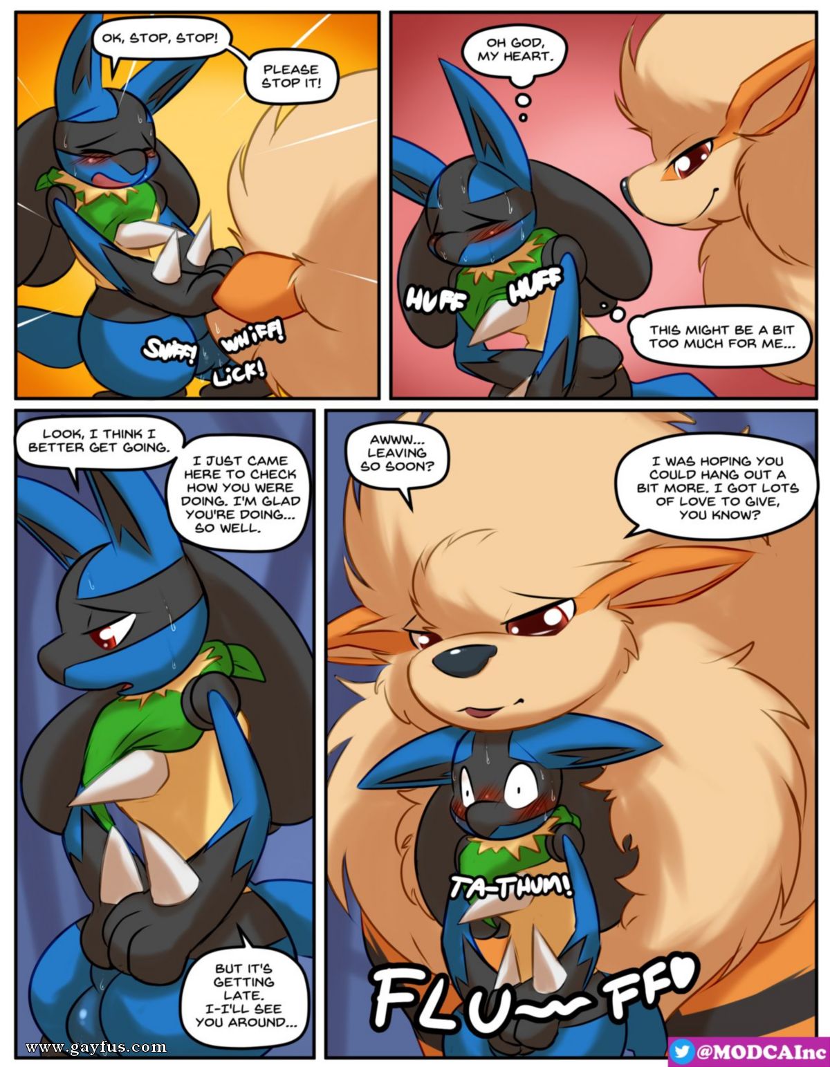 Pokemon Lucario Gay Furry Porn - Page 13 | Modca/Throbbing-Knots | Gayfus - Gay Sex and Porn Comics