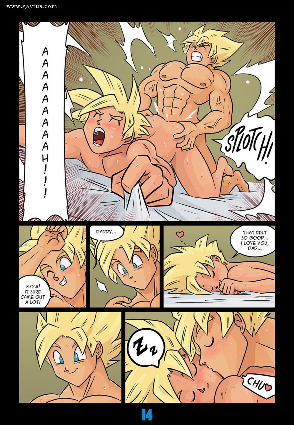 Goku x gohan sex