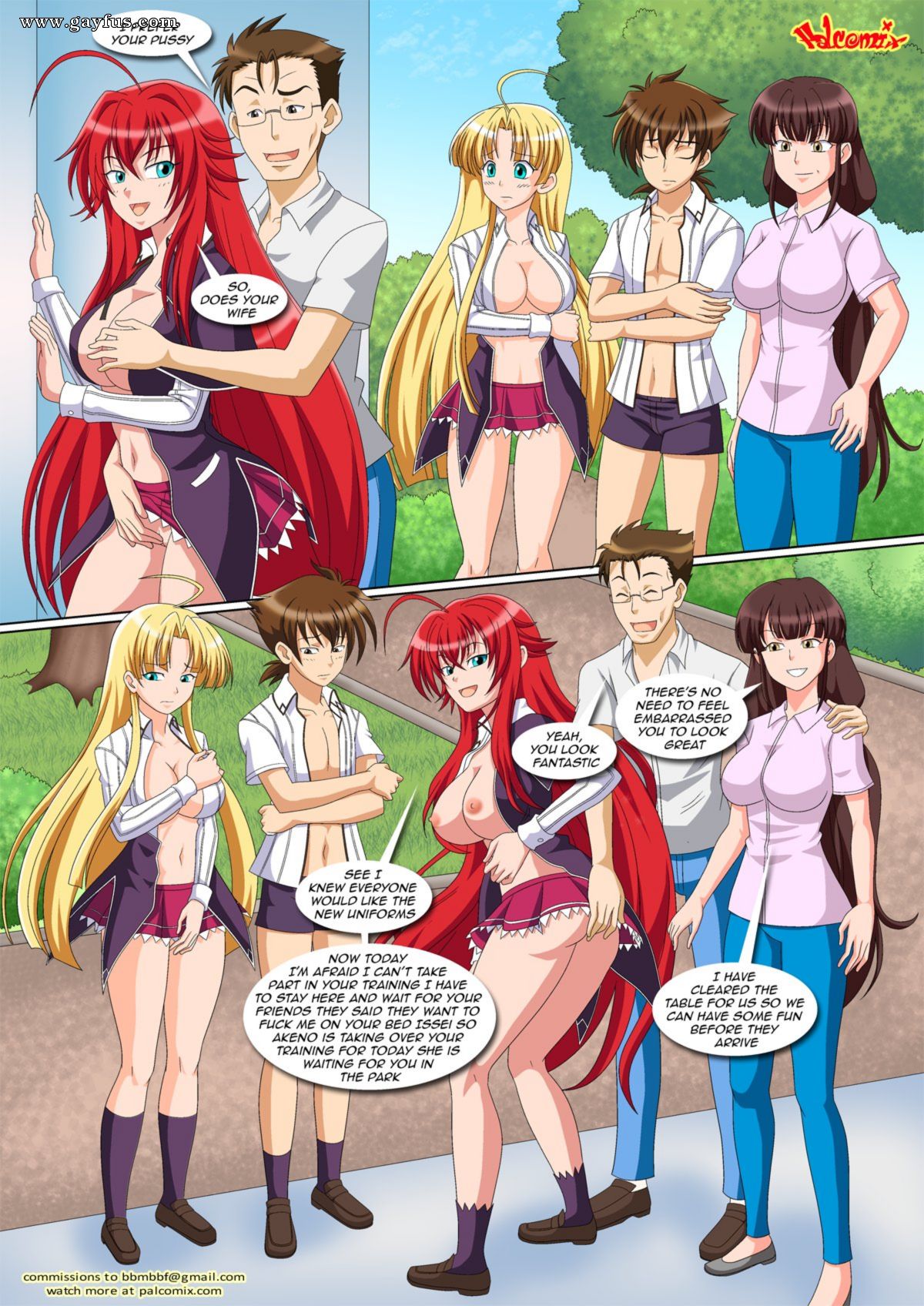 Page 3 Palcomix/DxD-2-Liberation-Before-Subjugation Gayfus