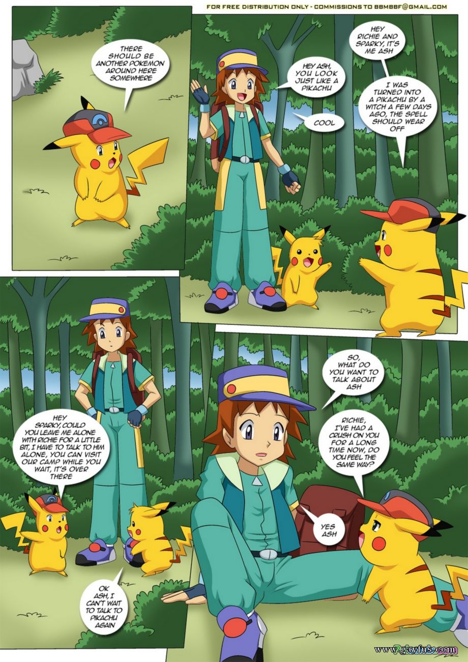 Pokemon porn comic ash-pikachu x richie