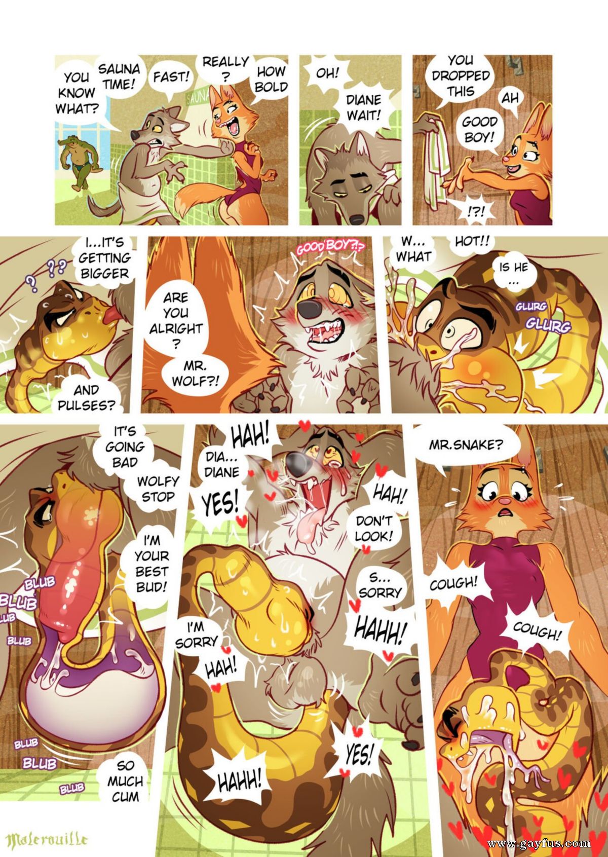 Massage Gay Furry Porn Comic - Page 4 | Malerouille/The-Butt-Guys | Gayfus - Gay Sex and Porn Comics