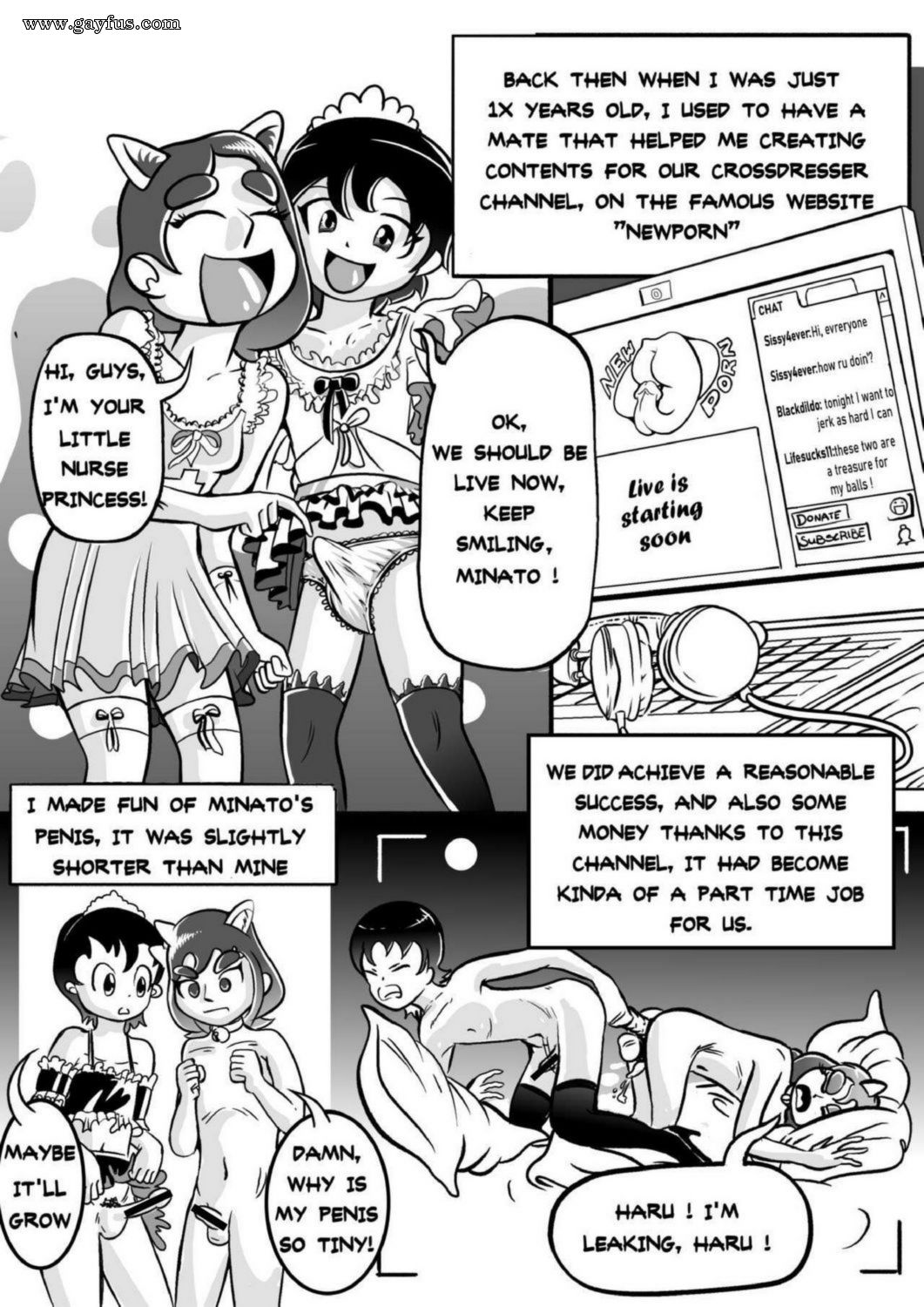 Lactating Crossdressers - Page 2 | Selena-Nira/I-Tried-Female-Hormones-To-Become-A-Crossdresser-Idol/Issue-1  | Gayfus - Gay Sex and Porn Comics