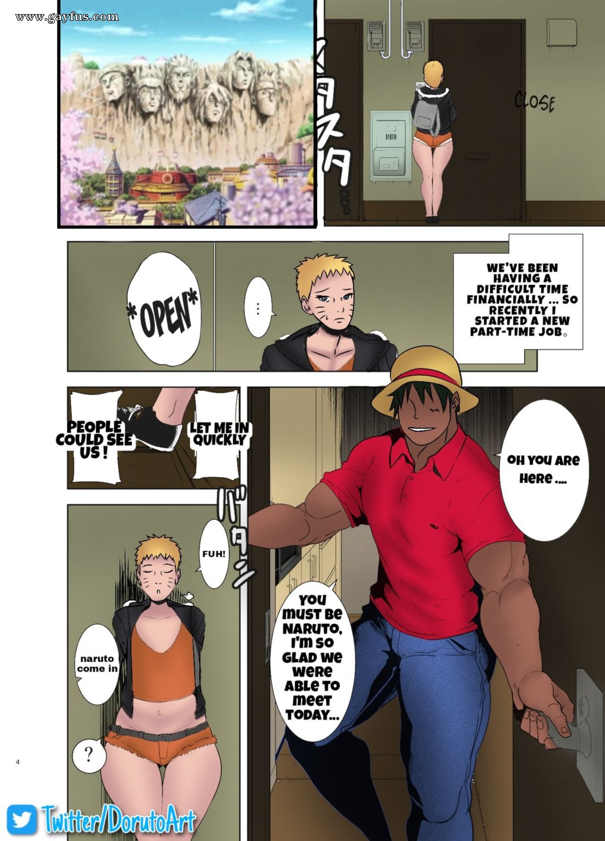 Page 3 | Dorutoart/Naruto-Secret-Job | Gayfus - Gay Sex and Porn Comics