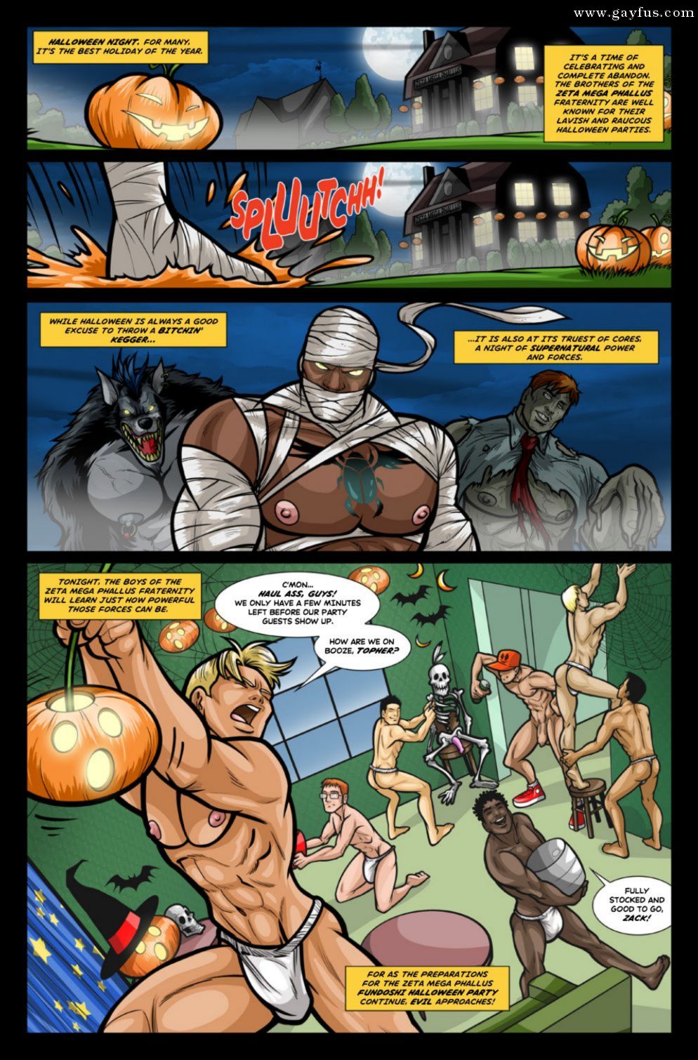 Supernatural Gay Cartoon Porn - Page 33 | David-Cantero/Class-Comics-Halloween-Hauntings | Gayfus - Gay Sex  and Porn Comics