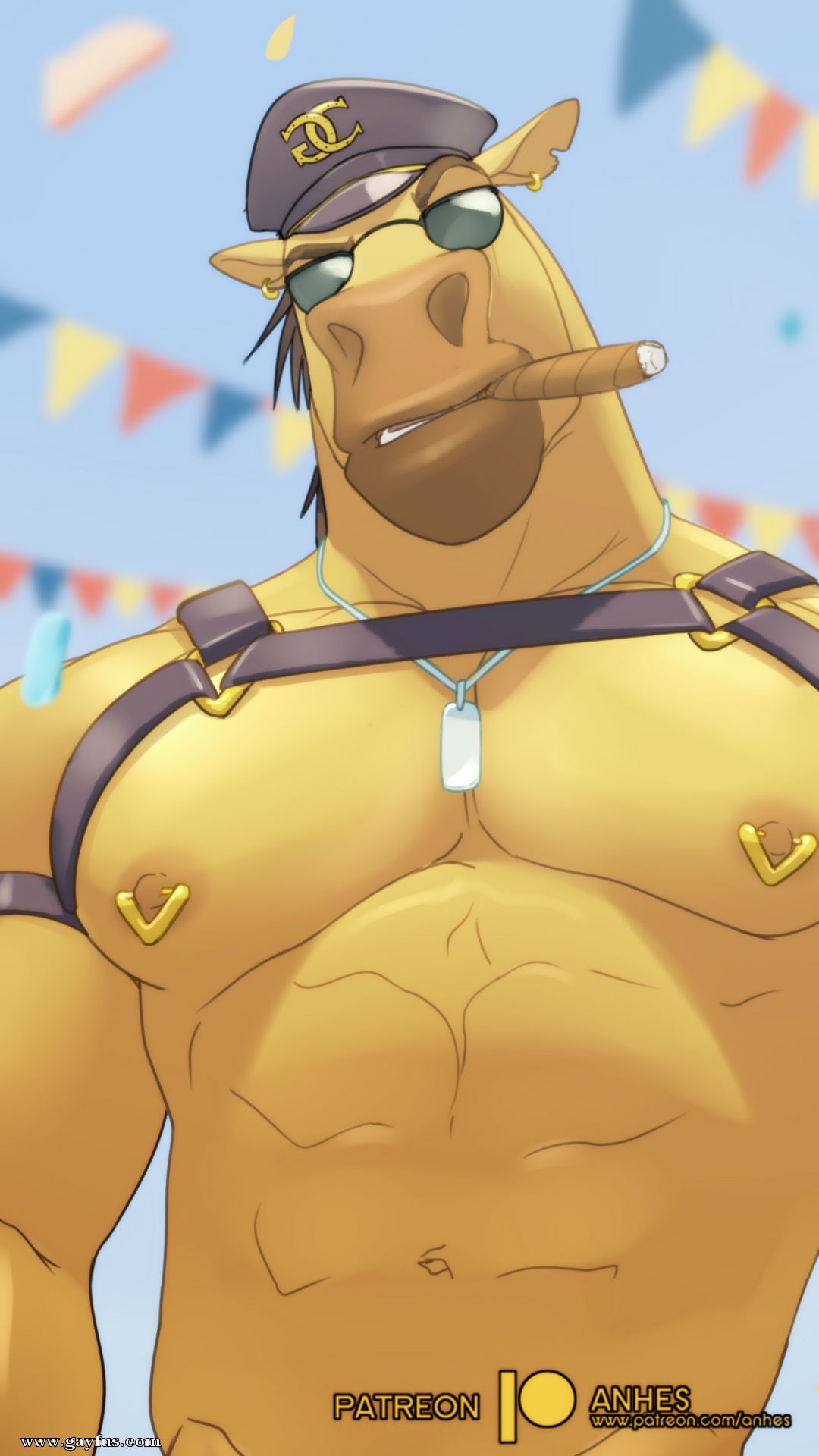 Another comic book panel with a gay couple