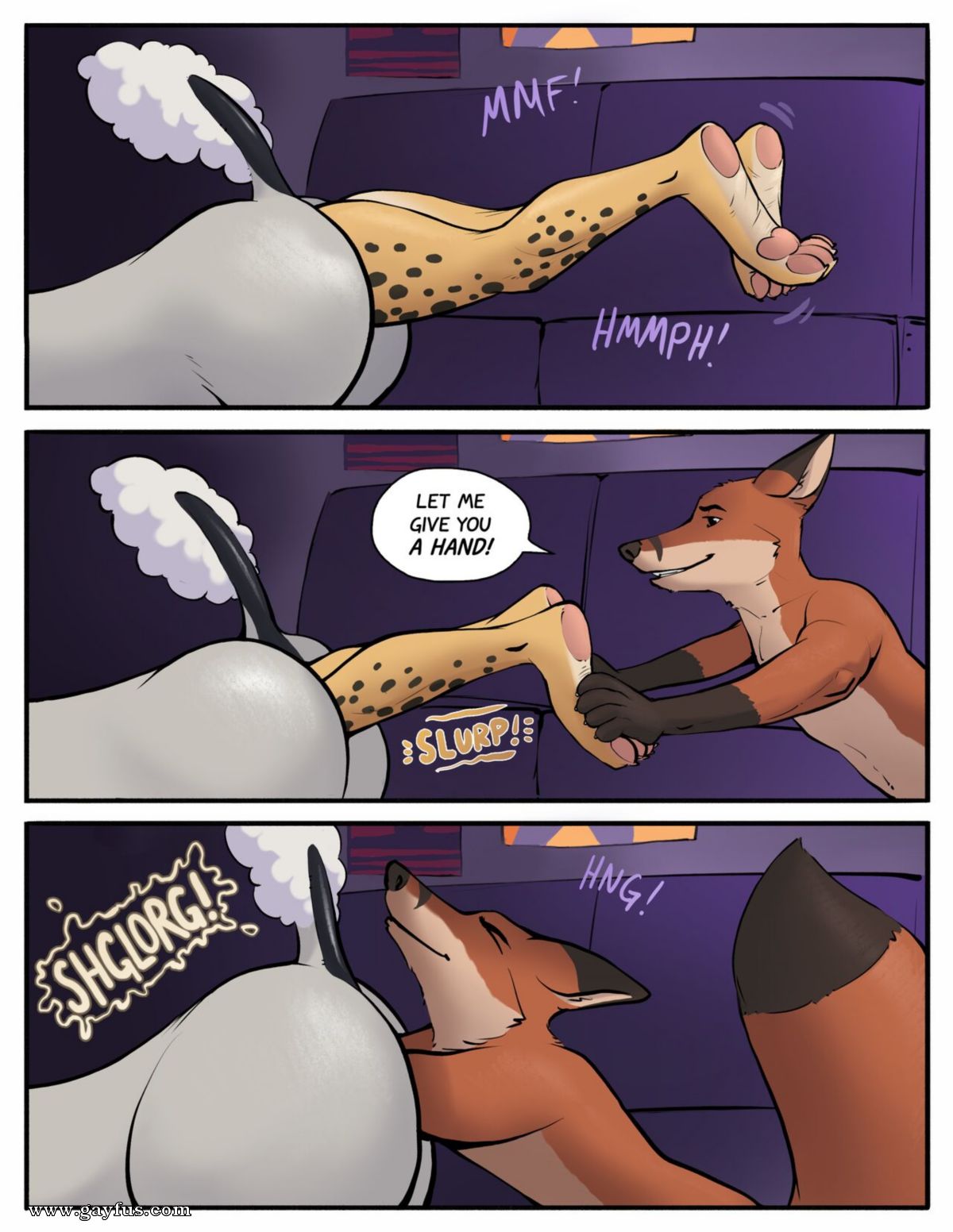 Oral anal cock furry vore