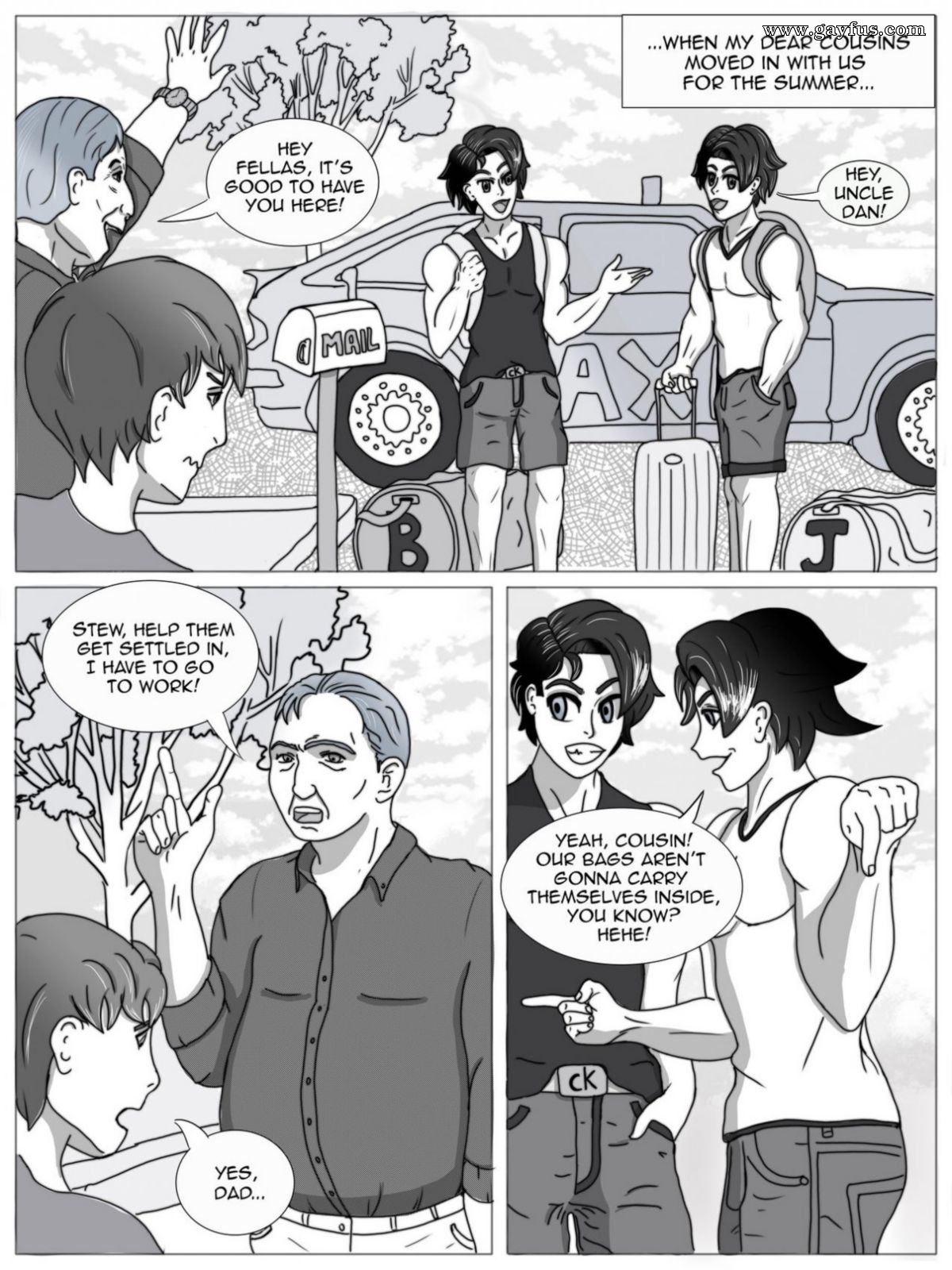 Bisexual Threesome Comics - Page 6 | Naughty-Bard/The-TwinsMe | Gayfus - Gay Sex and Porn Comics