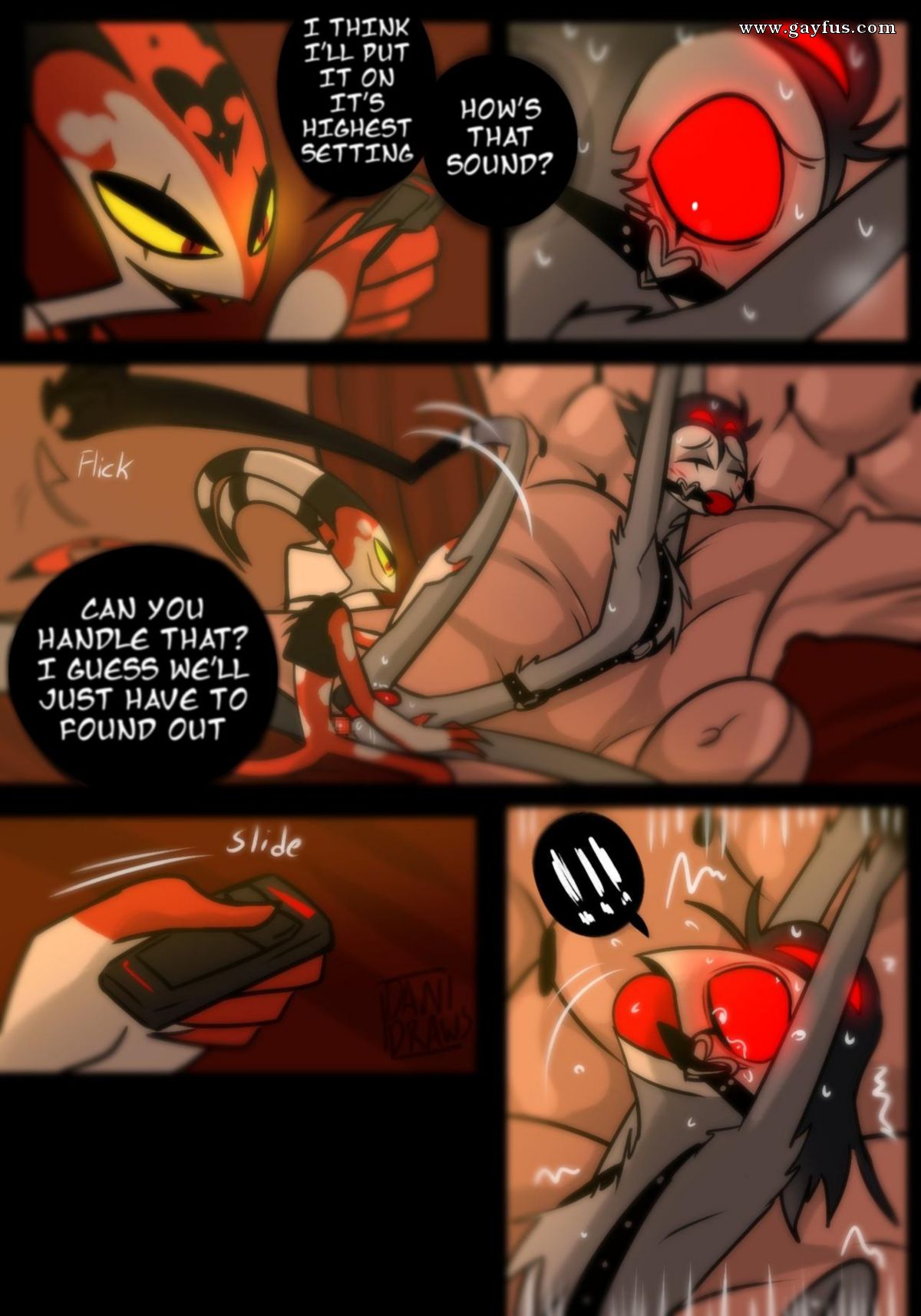 Helluva boss stolas x blitzo comic