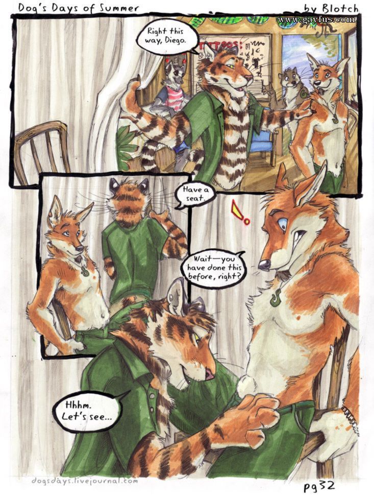 Page 33 | Furry-Gay/Dogs-Days-of-Summer | Gayfus - Gay Sex and Porn Comics