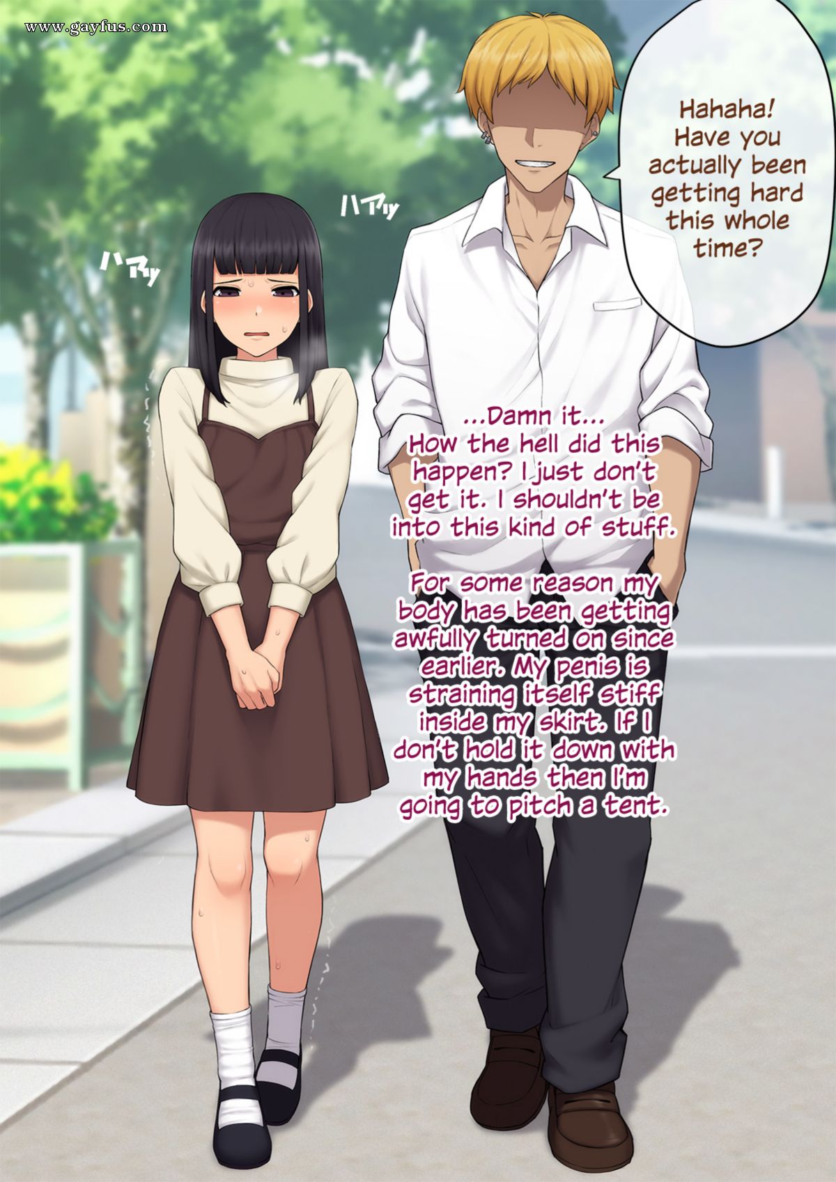 Page 115 Wataya/How-I-Become-His-Girlfriend-A-Cool-Guy-Reduced-To-Crossdressing-Addict Gayfus image