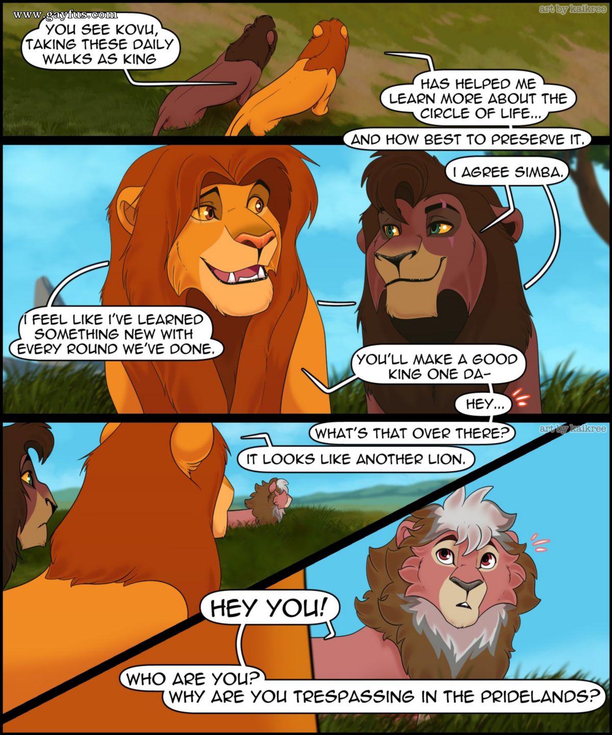 Lion king gay porn comics