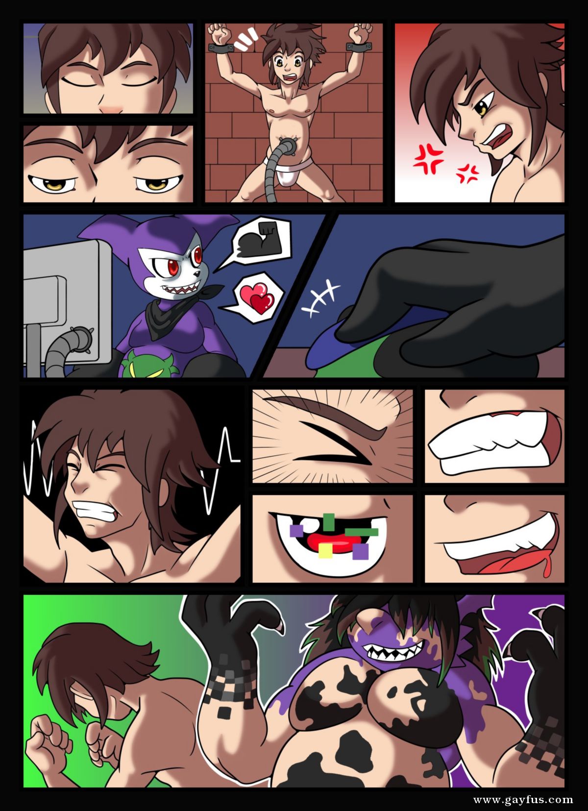 Page 1 | Gaomon-SenseiZander-Transformation | Gayfus - Gay Sex and Porn  Comics