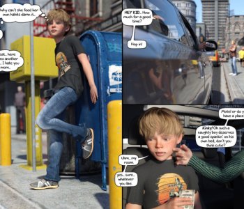 comic Working Boy