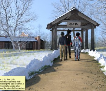 comic Winter Onsen