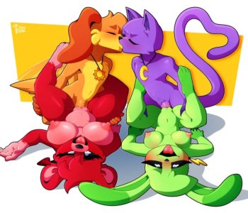 Dogday X Bobby X Catnap X Hoppy Porn Comics