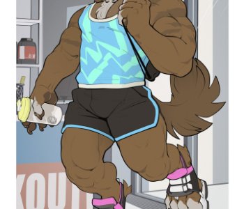 Tyson's Workout Porn Comics