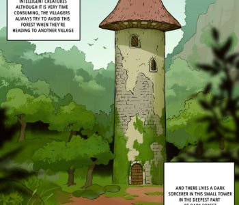 comic Dark Sorcerer's Garden