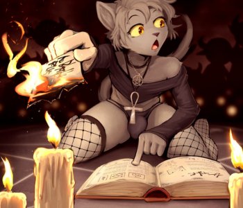 comic Magick Cat