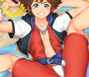 comic Super Smash Bros - Sora