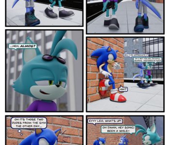 comic Sonic's Sock Party