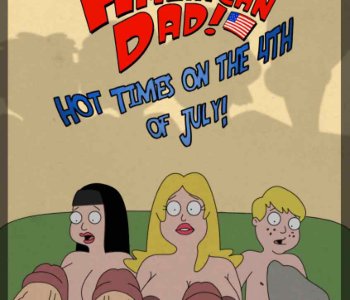 comic American Dad! Hot Times On The 4th Of July!