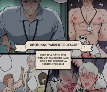 comic Disciplining Yandere Colleague