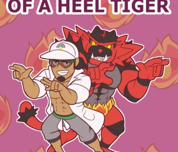 comic Breeding And Reproduction Of A Heel Tiger