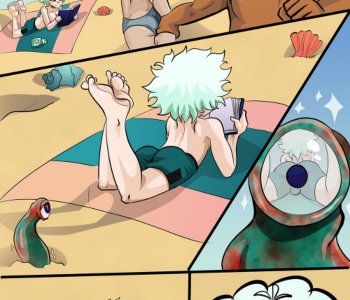 comic Summer Beach Tentacle Meet