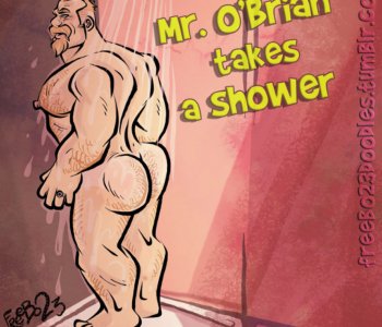 comic Mr O'Brian Takes A Shower