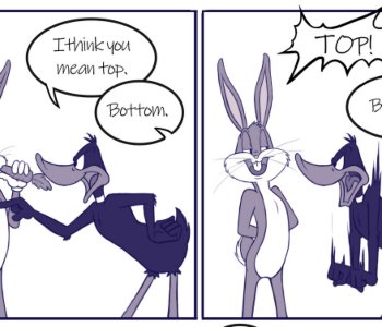 comic Bottom Daffy