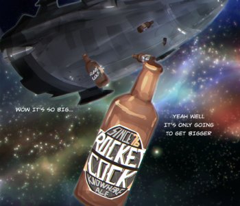 comic Rocket Cock