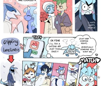 comic Glaceon X Braixen