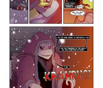 comic Krampus! A Thievery Holiday Special