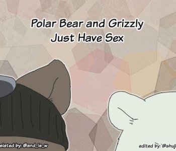 comic Polar Bear And Grizzly Just Have Sex - Shirokuma Cafe