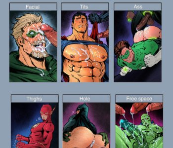 comic Justice League Cumshots